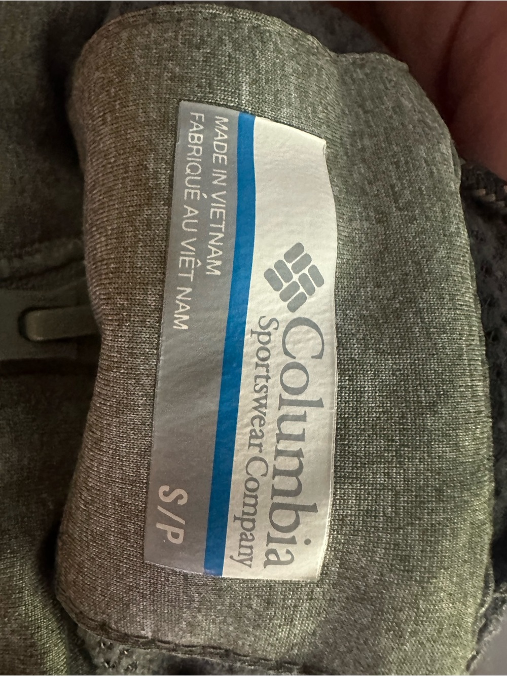 Heathered Olive Green Hooded Zip Jacket - Columbia - Picture 3 of 3